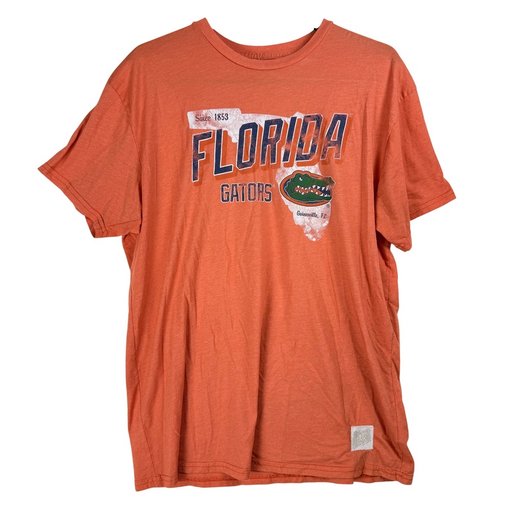 Retro Brand T-Shirt Mens XL Orange Florida Gators‎ Distressed Gameday Collegiate